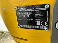Wacker neuson bh65 32x160 benzine breekhamer - afbeelding 6 van  6