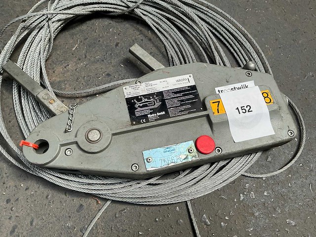 Wadra 808 staaldraad takel - afbeelding 2 van  4