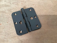 Waelbers scharnier matzwart, 75x75 mm (400x) - afbeelding 1 van  4