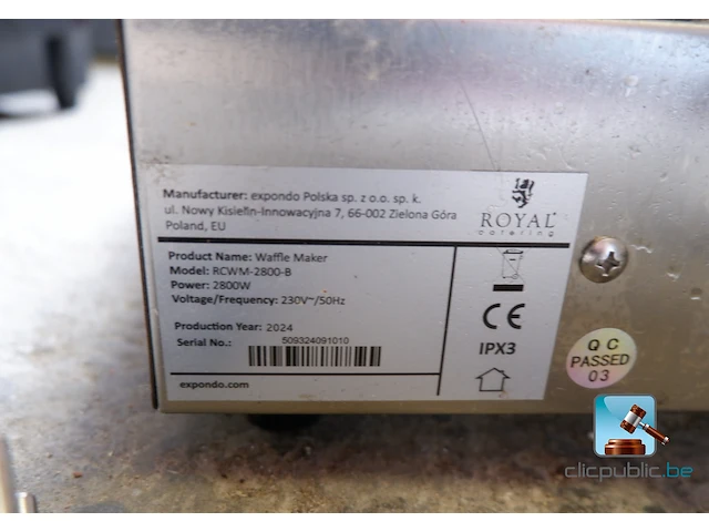Wafel maker - afbeelding 6 van  6