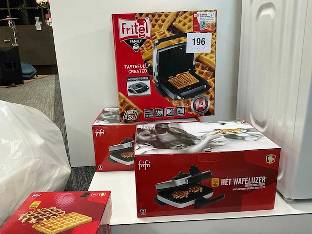 Wafelijzer (3x) - afbeelding 1 van  5