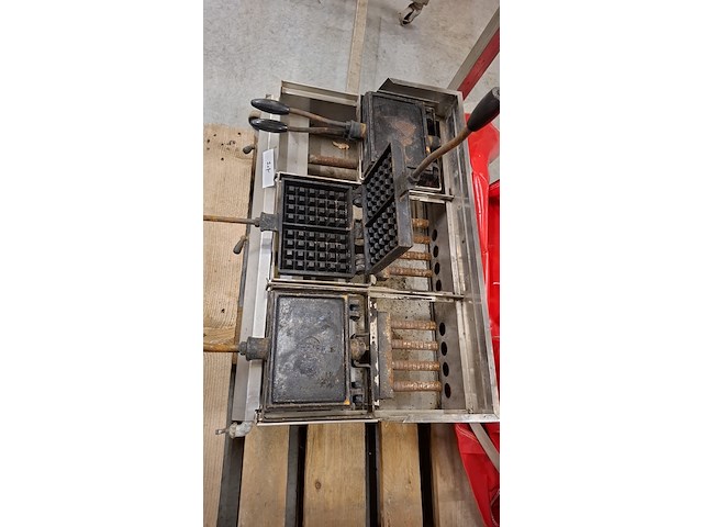 Wafelijzer op gas - afbeelding 2 van  2