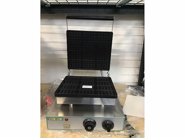 Waffelijzer machine - afbeelding 1 van  3