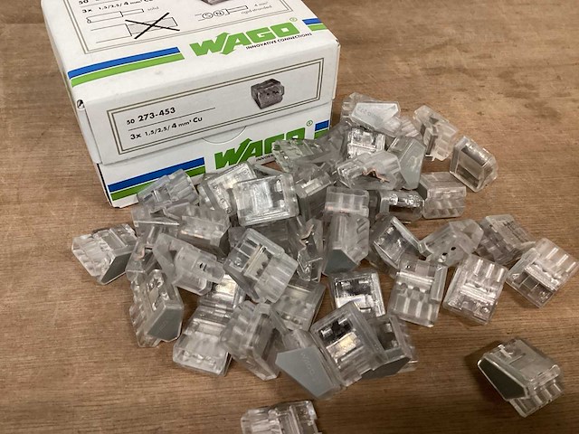 Wago lasklem 3 voudig, doos 50 stuks (11x) - afbeelding 3 van  4