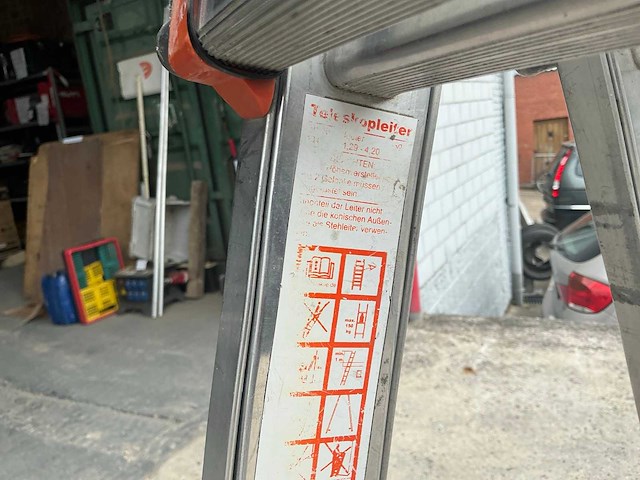 Wakü 101 telescopische ladder - afbeelding 4 van  4