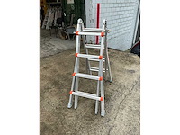 Wakü 101 telescopische vouwladder (2x) - afbeelding 4 van  6