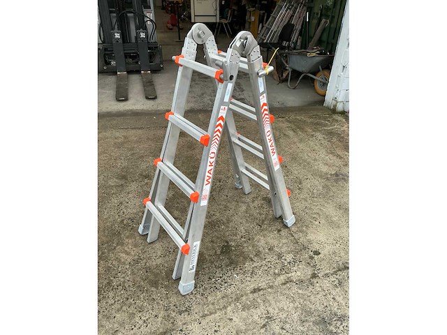 Wakü 101 telescopische vouwladder (2x) - afbeelding 5 van  6
