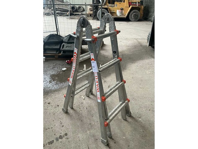 Wakü 101 telescopische vouwladder - afbeelding 2 van  4