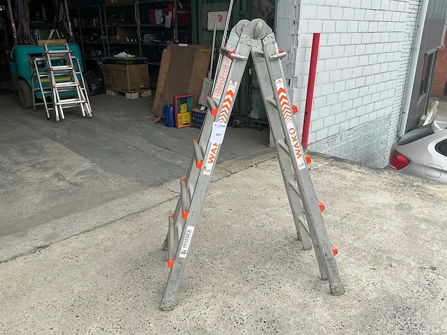 Wakü 102 telescopische ladder - afbeelding 2 van  3