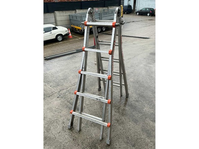Wakü 102 telescopische vouwladder (2x) - afbeelding 3 van  5