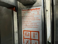 Wakü 102 telescopische vouwladder (2x) - afbeelding 5 van  5