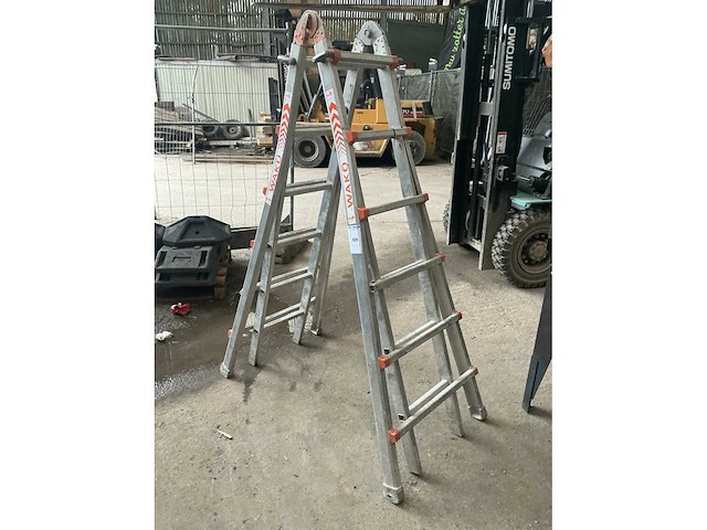 Wakü 103 telescopische vouwladder - afbeelding 2 van  4