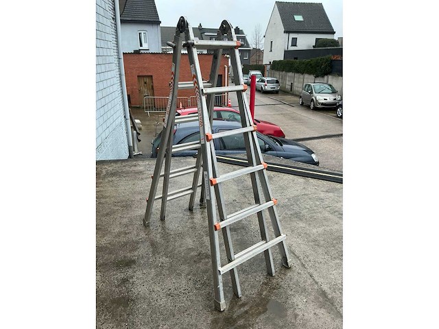 Wakü 103 telescopische vouwladder - afbeelding 3 van  5