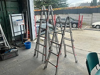 Wakü diverse telescoopladder (2x) - afbeelding 1 van  5