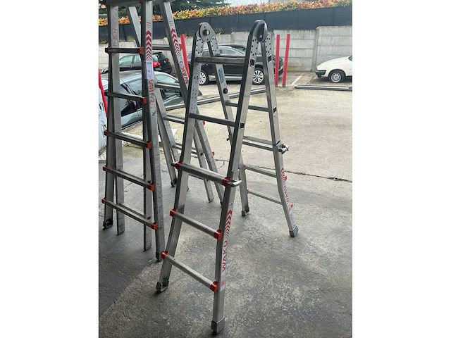 Wakü diverse telescoopladder (2x) - afbeelding 2 van  5