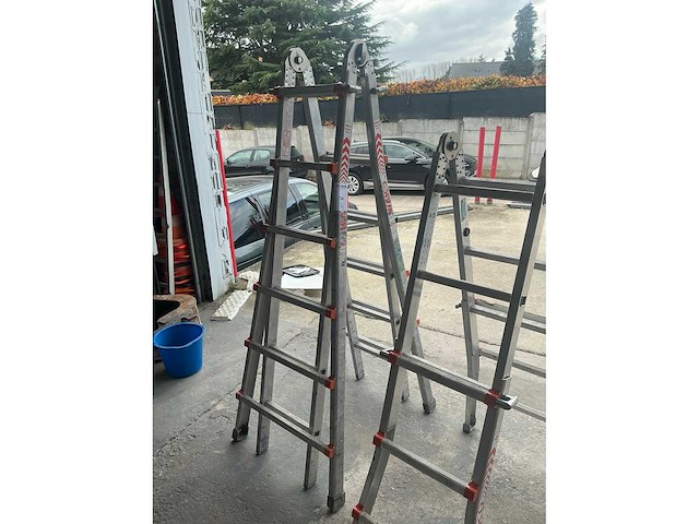 Wakü diverse telescoopladder (2x) - afbeelding 3 van  5