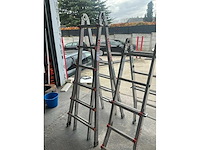 Wakü diverse telescoopladder (2x) - afbeelding 3 van  5
