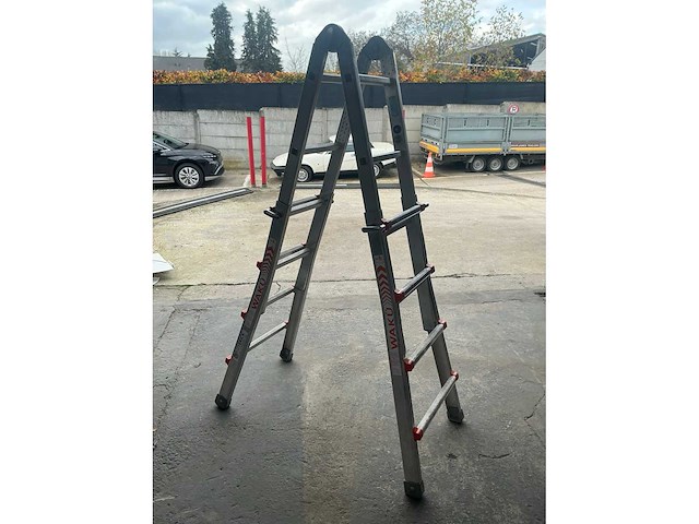 Wakü telescoopladder (2x) - afbeelding 2 van  4