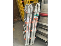 Wakü telescoopladder (2x) - afbeelding 3 van  4