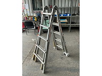 Wakü telescopische vouwladder - afbeelding 3 van  4
