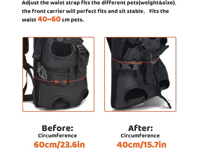 Wakytu huisdierrugzak voor honden - afbeelding 3 van  6