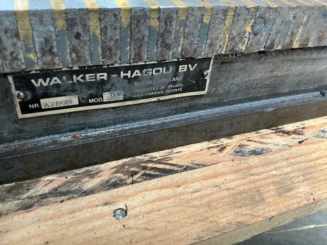 Walker-hagou 30 magnetische opspantafel - afbeelding 6 van  6