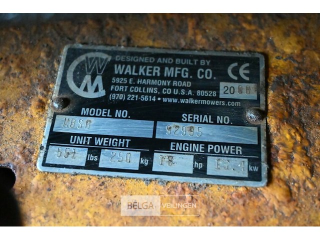 Walker zitmaaier zonder maaibalk - afbeelding 5 van  7