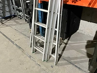 Wallemacq 3x12 schuifladder - afbeelding 2 van  4