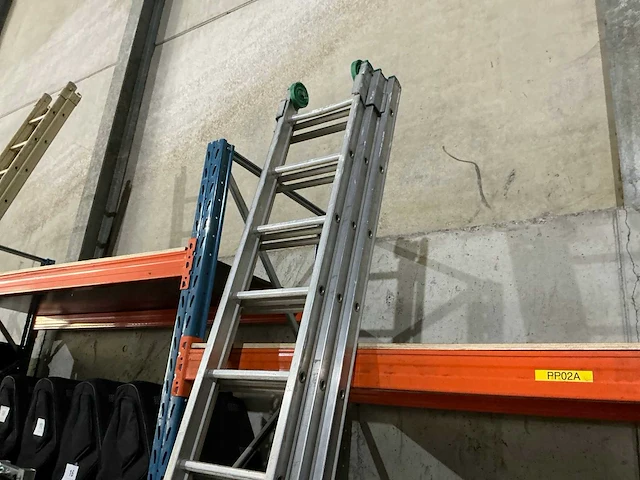 Wallemacq 3x12 schuifladder - afbeelding 3 van  4