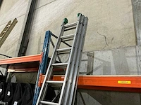 Wallemacq 3x12 schuifladder - afbeelding 3 van  4