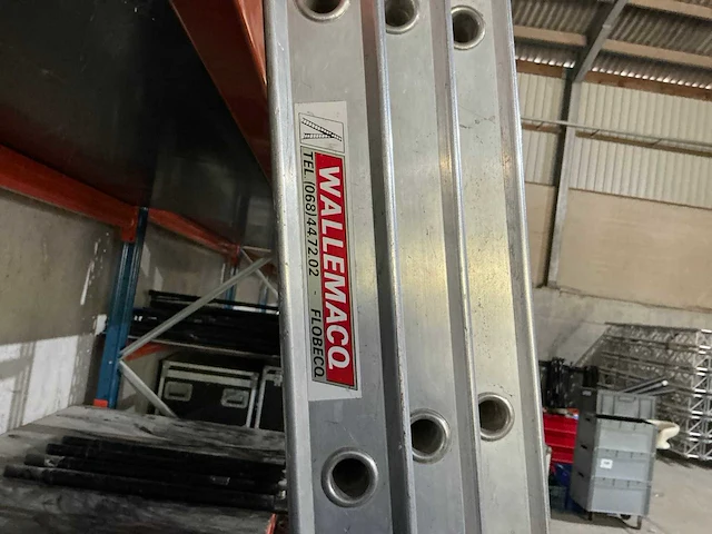 Wallemacq 3x12 schuifladder - afbeelding 4 van  4
