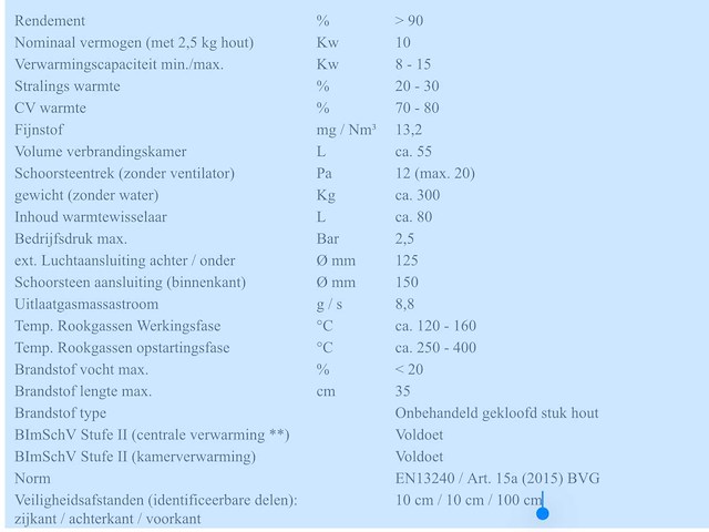 Walltherm cv kachel (inbouw) - demomodel - afbeelding 8 van  8