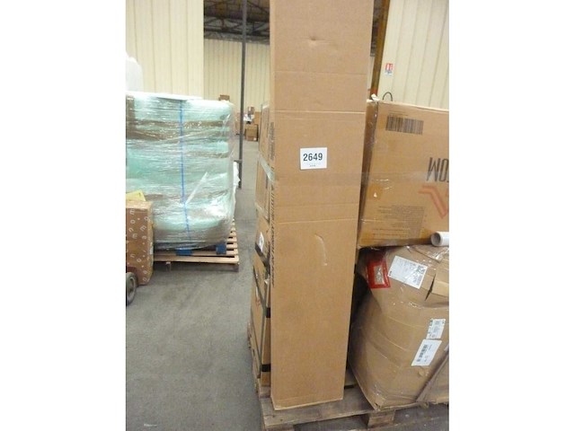 Walnoot en zwart kleuren-tv-meubel - afbeelding 7 van  7