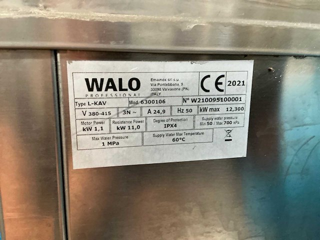 Walo l-kav vaatwasser - afbeelding 6 van  6