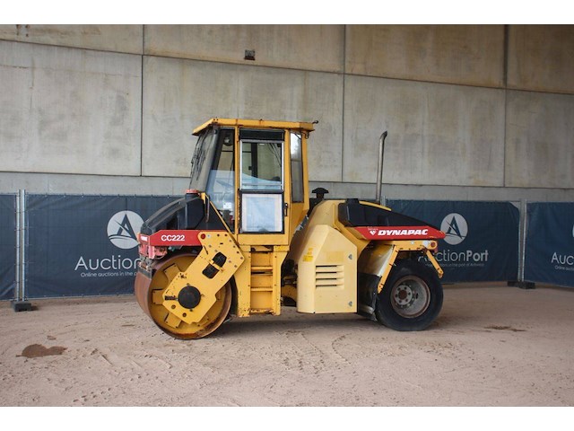 Wals dynapac cc222c diesel 53kw 1999 - afbeelding 1 van  1