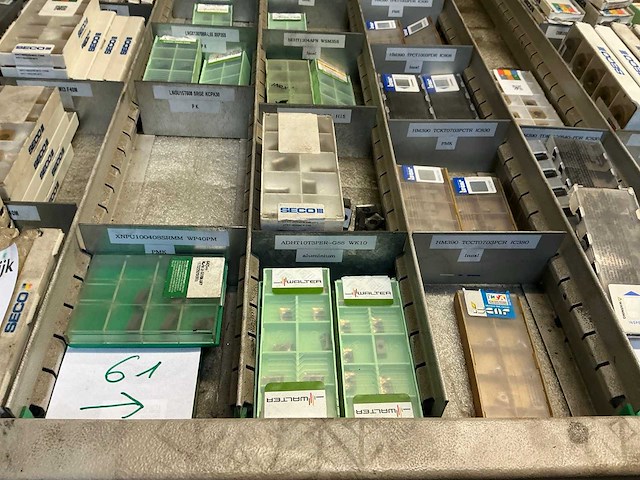 Walter en seco grote partij frees-wisselplaten - afbeelding 1 van  9