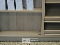 Wand voor wijnflessen en glazen [zelf te demonteren] 274x193x45 cm - afbeelding 4 van  4