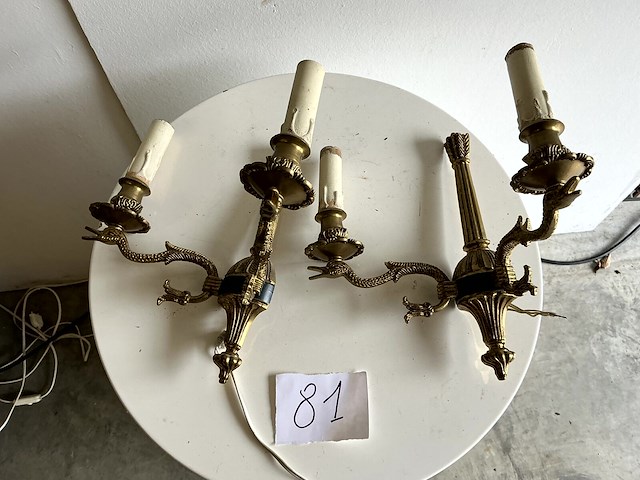 Wandarmaturen in koper - afbeelding 2 van  2