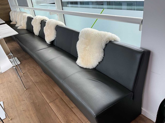Wandbank 150cm (2x) - afbeelding 4 van  5