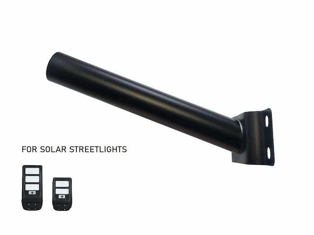 Wandbeugel voor solar straatverlichting 30cm zand zwart(20x) - afbeelding 1 van  3