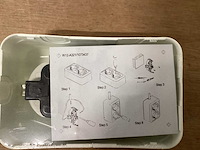 Wandcontactdoos, 2 voudig, randaarde, opbouw, wit (78x) - afbeelding 3 van  4