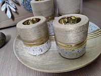 Wanddecoratie - vaas - theelichthouders - schaal - vogel (10 items) - afbeelding 9 van  10