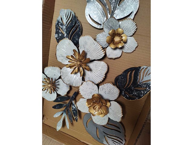 Wanddecoratie - vaas - theelichthouders - schaal - vogel (10 items) - afbeelding 8 van  10