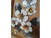 Wanddecoratie - vaas - theelichthouders - schaal - vogel (10 items) - afbeelding 8 van  10