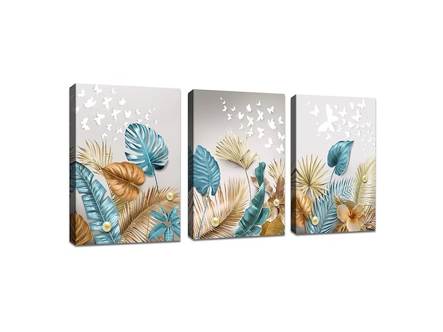 Wanddecoratie 3panelen - afbeelding 1 van  2