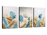 Wanddecoratie 3panelen - afbeelding 1 van  2