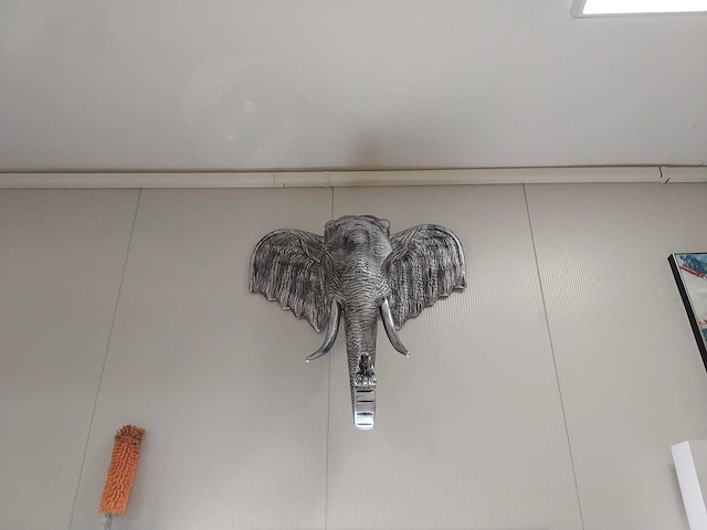 Wanddecoratie olifant - afbeelding 1 van  1