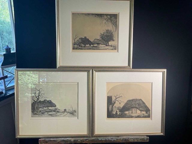 Wanddecoraties (3x) - afbeelding 1 van  8