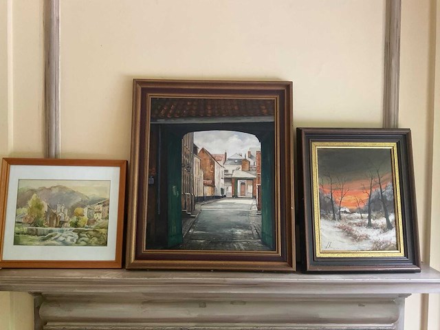 Wanddecoraties (3x) - afbeelding 1 van  6