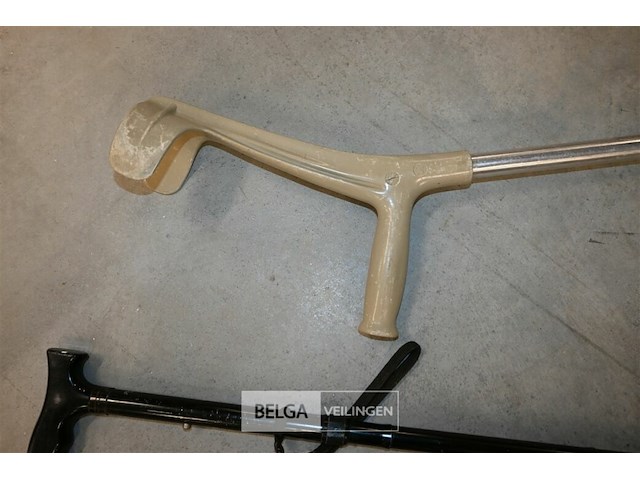 Wandelstokken + kruk - afbeelding 4 van  5